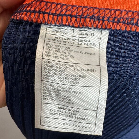 Nike NFL Pro Line Denver Broncos John Elway # 7 Pro Cut Authentic Jersey 52 - Picture 10 of 10